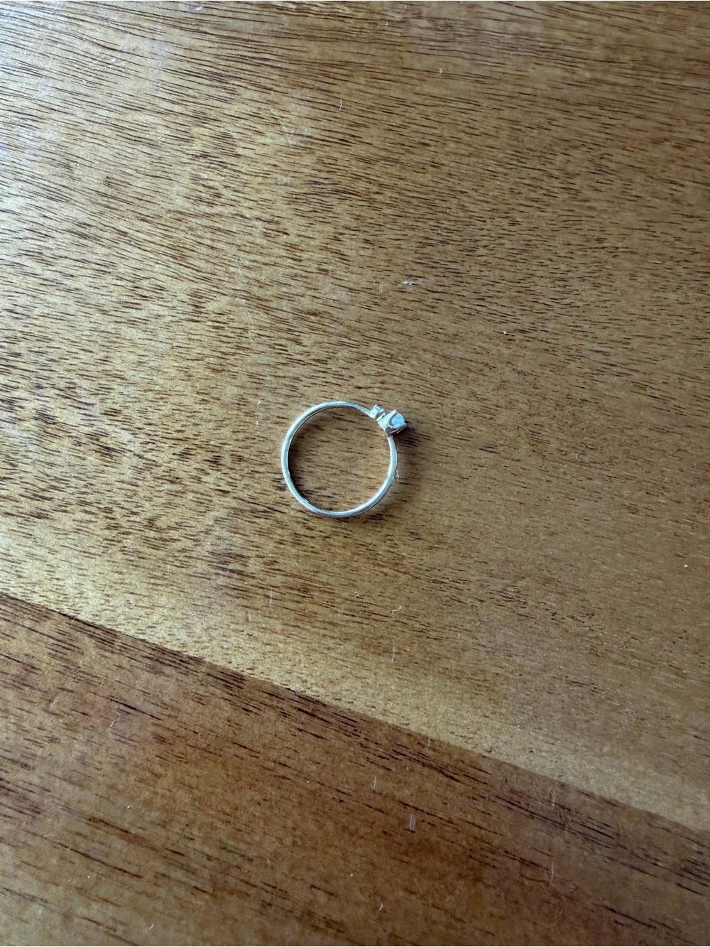 Mejuri Beverly Ring size 6 - 14k, pearl & diamond - Picture 4 of 6